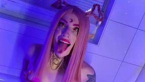 Enchanting Elf Cosplay in Zelda's Fairy Fountain - Playful Blowjob & Foot Fun!