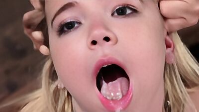 Blonde submissive gets rough submissive training