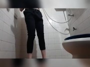 Gay Latino Amateur With 22cm Big Cock Masturbates In Showe