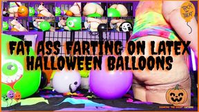 GodMina The Great Fat Ass Farting On Latex Halloween Balloons 1920x1080 MP4