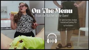 On the Menu: A Same Size Vore Feast Audio with Handjob, Cumshot and Submission Baked in ft OctoGoddess Femdom POV mp4
