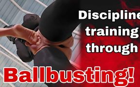 Discipline Through Ballbusting