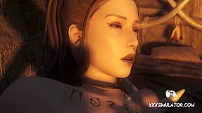 3d Milf Takes A Rough Pounding & Climaxes Loud On The Floor With Car Toon