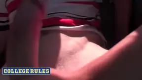 COLLEGE RULES - Crazy Coeds Submit A Video With Public Flashing, Car Blowjobs, And Steamy Fantasies