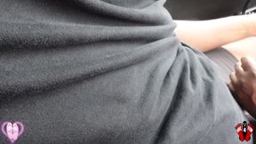 Post Orgasm Torment - 2cocoa Gives Me a Handjob While I Take Her to the Airport Pov2