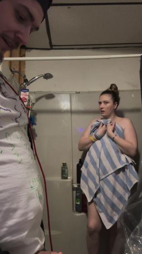Caught stepsis in shower