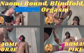 Naomi Bound Blindfold Orgasm 4K