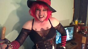 smoking, stroking a bit of cum and a new toy