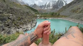 Lots Of Cum In The Mountains