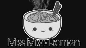 Miso Ramen BBW Sexy Belly Worship & Navel Play with Oil 4k