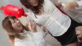 Teacher's Forbidden -Fantasy - Seduced by 3 Hung Student Thugs