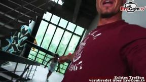 GERMAN MILF REAL SEXDATE - guy seduced normal woman next door wife for cheating