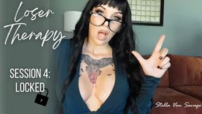 Loser Therapy 4: Caged and Locked in Chastity