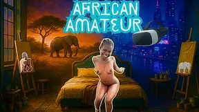 African Amateur Queen Rides White Tourist (55 Min)