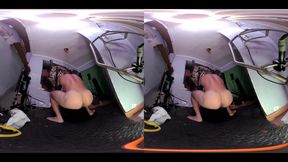 Jack Spanish VR 13 - Hairy Deep Squatting And Raw Stretch Ritual