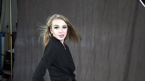 Kristy at the photo studio