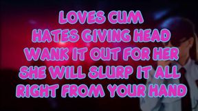 Audio Only - the Female Security Guard at the Club Loves Eating Cum but You Must Wank It Out for Her