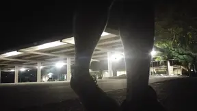 Risky sex in an empty parking lot!