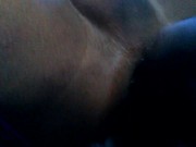 Butt plug after sex machine, hot red long toenails and fishnets.