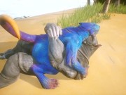 Gay Furry Porn Scalie gets fucked by a huge Furry
