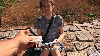 Twink Albert Paints A Guy'_s Portrait Shows Him His Massive Cock For Cash Under A Bridge - BigStr