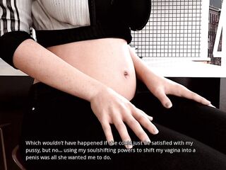 Town Futanari Hero Fiona Struggles Sex with Wife Due to Massive Pinky Weenie