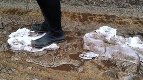 Trampling Shirts in Mud Cloth Boots