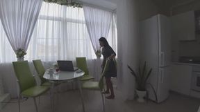 Photoshoot of a girl with a very painful left leg c