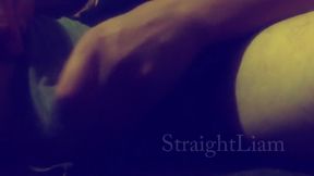 Bulging in briefs ruined by dripping cumshot