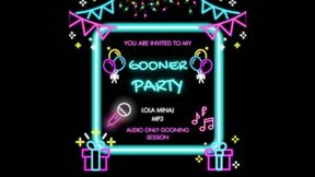 Gooner Party! Trans Lola Minaj Gooning Masturbation Edge AUDIO ONLY