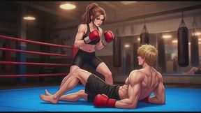 Mixed Boxing Fantasies #7B: My Sweaty Gym Domination (Animated)
