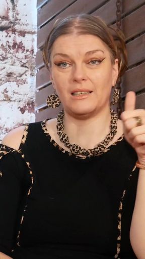 I know the truth about you, my Sissi, that's why you love pink so much, I go so deep into your subconscious   Clip 1