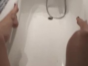 Pee female POV
