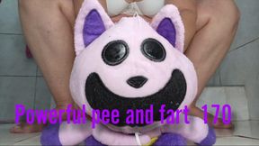 Powerful pee and fart 170