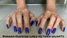 Beautiful Fingernail Tapping on Stone Floor, JOI, Lady Victoria Valente