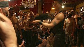 Live Shoot: Dirk Caber and 200 horny men at Folsom weekend party.