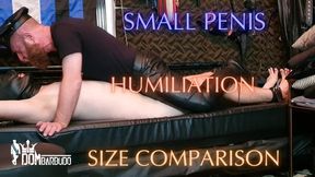 SMALL PENIS AND SIZE COMPARISON HUMILIATION WITH EDGING CONTROL SESSION (1080 PREMIUM VERSION)