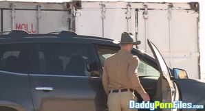 Horny man Mike DeMarko becomes submissive with the silver daddy