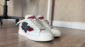 Feet Tease in Sneakers, Barefoot, High Heels