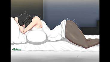 Justice Work in Spare Time [ NTR Hentai Game PornPlay ] Ep.10 wife had an orgasm while her father in law massage her ass