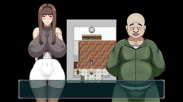 Justice Work in Spare Time [ NTR Hentai Game PornPlay ] Ep.10 wife had an orgasm while her father in law massage her ass