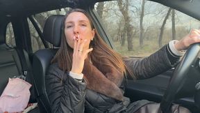 Dominant Smoking Beauty Double Cigarette Session POV