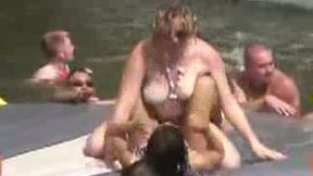 Public lesbian sex wild party chicks