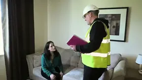 MILF Lorelei swallows builder Billy's thick cock after intense oral