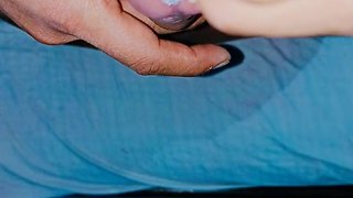 Insert pencil into penis using vaseline