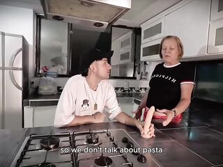 My girlfriend wishes to have sex, but I like dong, so my mother-in-law helps me out.