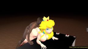 Princess Peach Cheating Mario Doggy Position