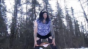 Chubby CD Exposes His Sissy Side in the Woods