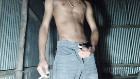 Hot jerked porn video with smoking