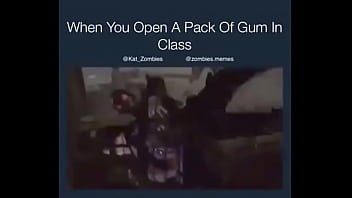 Don&rsquo_t open a pack of gum in class